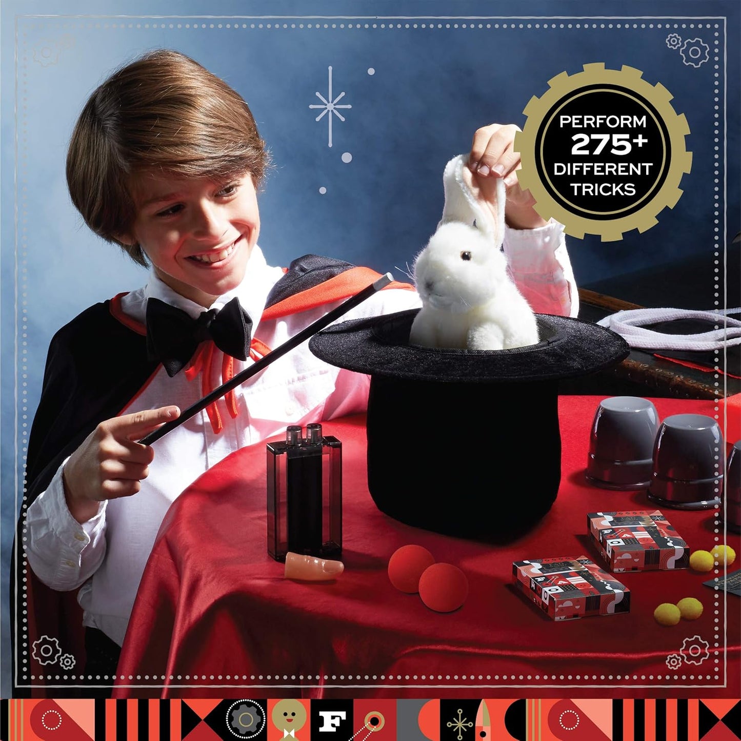 FAO Schwarz Ultimate Magic Set – Perform 300+ Tricks with 24 Accessories – Perfect for Kids Ages 8+ – Fun Indoor/Outdoor Play