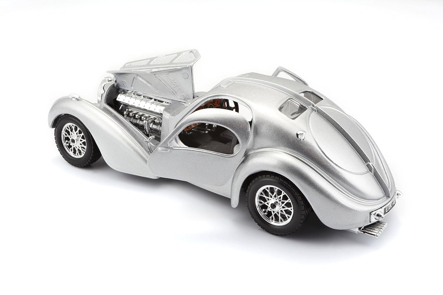 Bburago Die-Cast Bugatti Atlantic Car (Silver), Kid