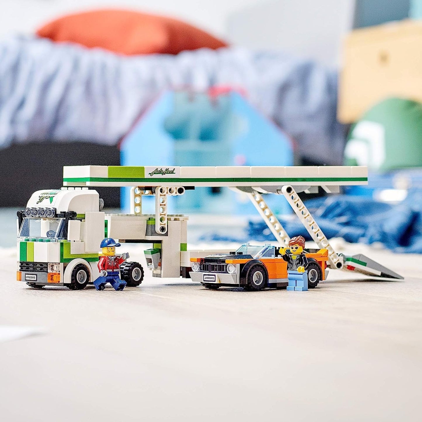 LEGO 60305 City Car Transporter Building Kit (342 Pieces)