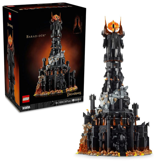 LEGO Icons The Lord of The Rings: Barad-dûr 10333 Building Set for Adults (18+) – The Dark Tower of Mordor