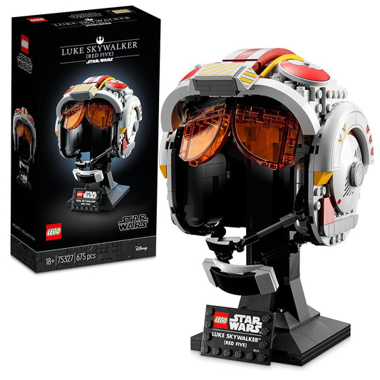 LEGO Star Wars Luke Skywalker (Red Five) Helmet 75327 – 675-piece collectible display set for adult fans

Let me know if you want a version tailored more for kids, collectors, or Star Wars-themed search keywords!