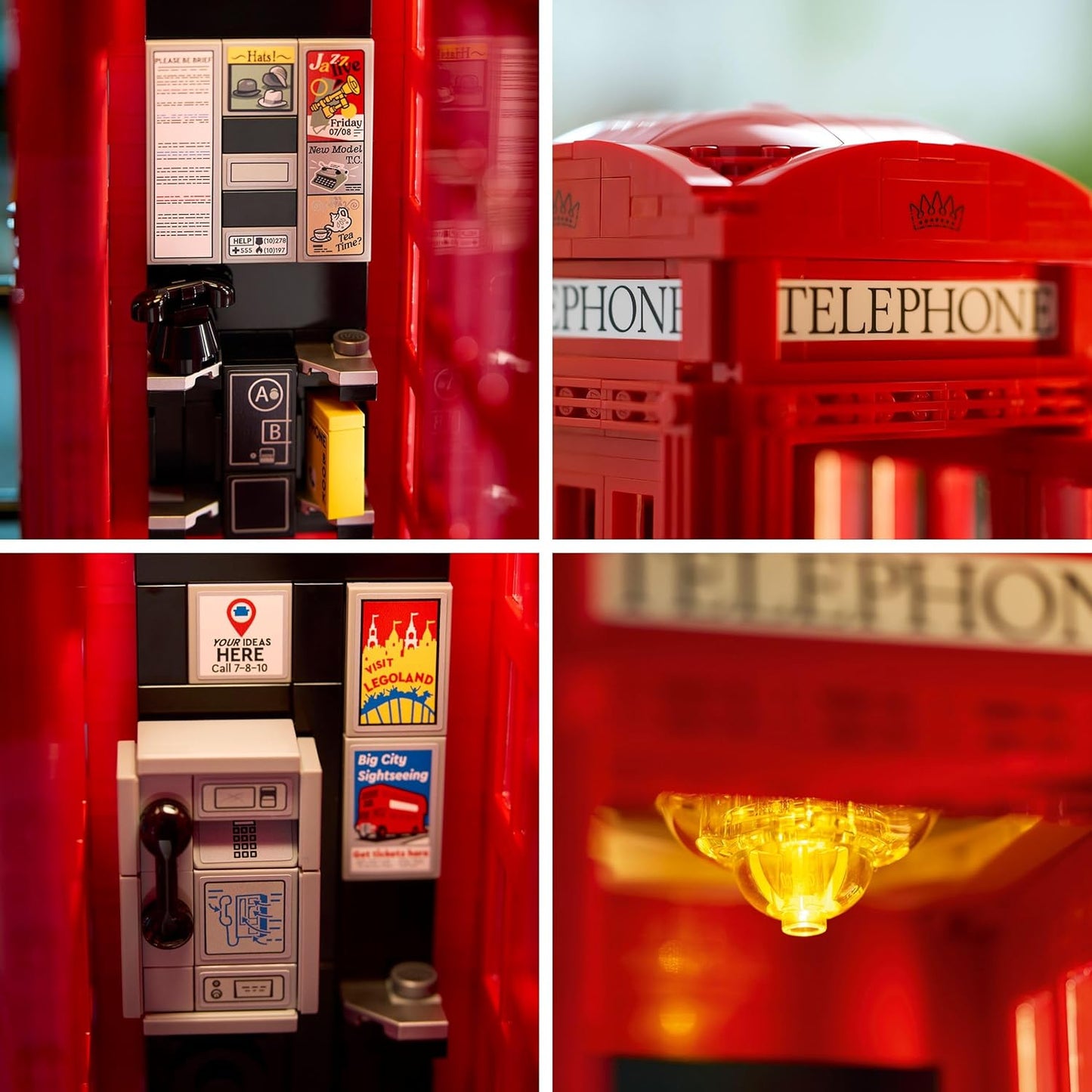 LEGO 21347   Red London Telephone Box