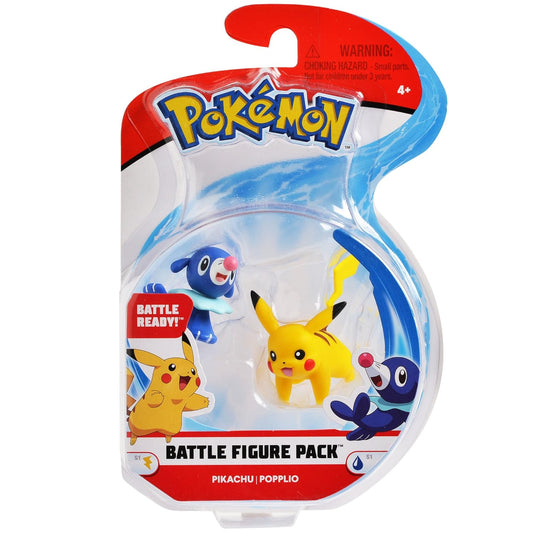 Pokemon - Battle Figure Pack - Pikachu + Popplio