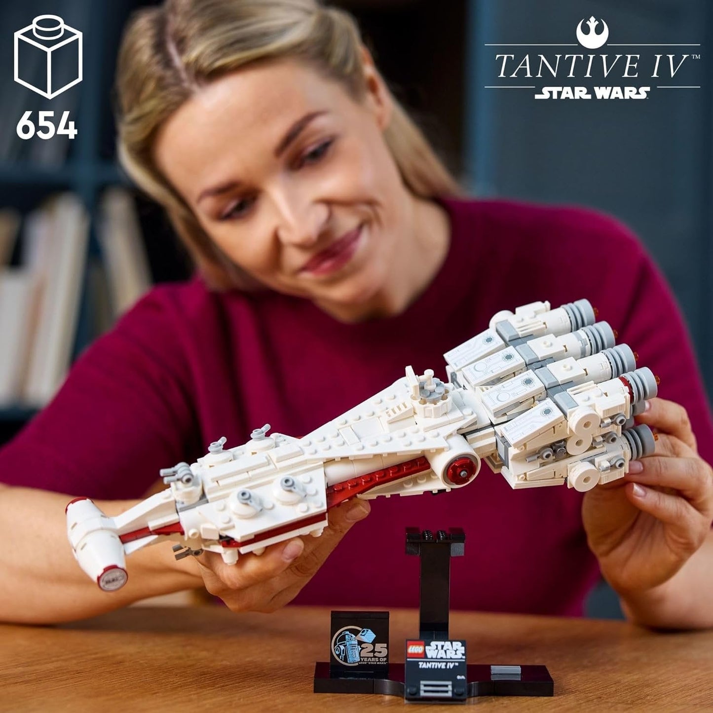 LEGO 75376 : A New Hope Tantive IV, Buildable 25th Anniversary Starship Model