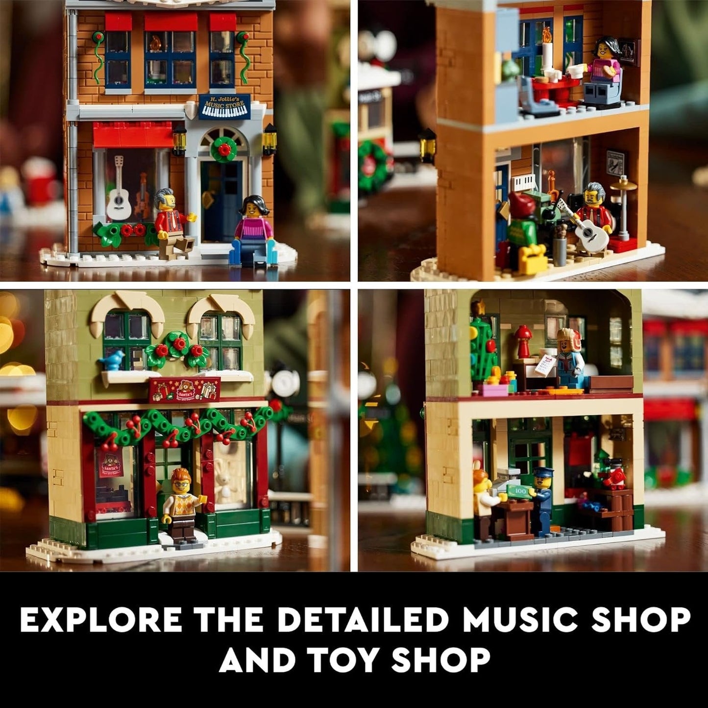 LEGO Holiday Main Street 10308 Building Set for Adults (1,514 Pieces)
