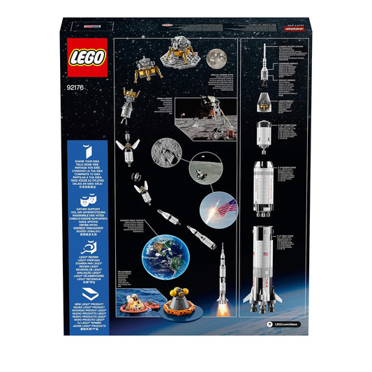 LEGO 92176 Ideas NASA Apollo Saturn V – Box Damage, 1,969 Pieces