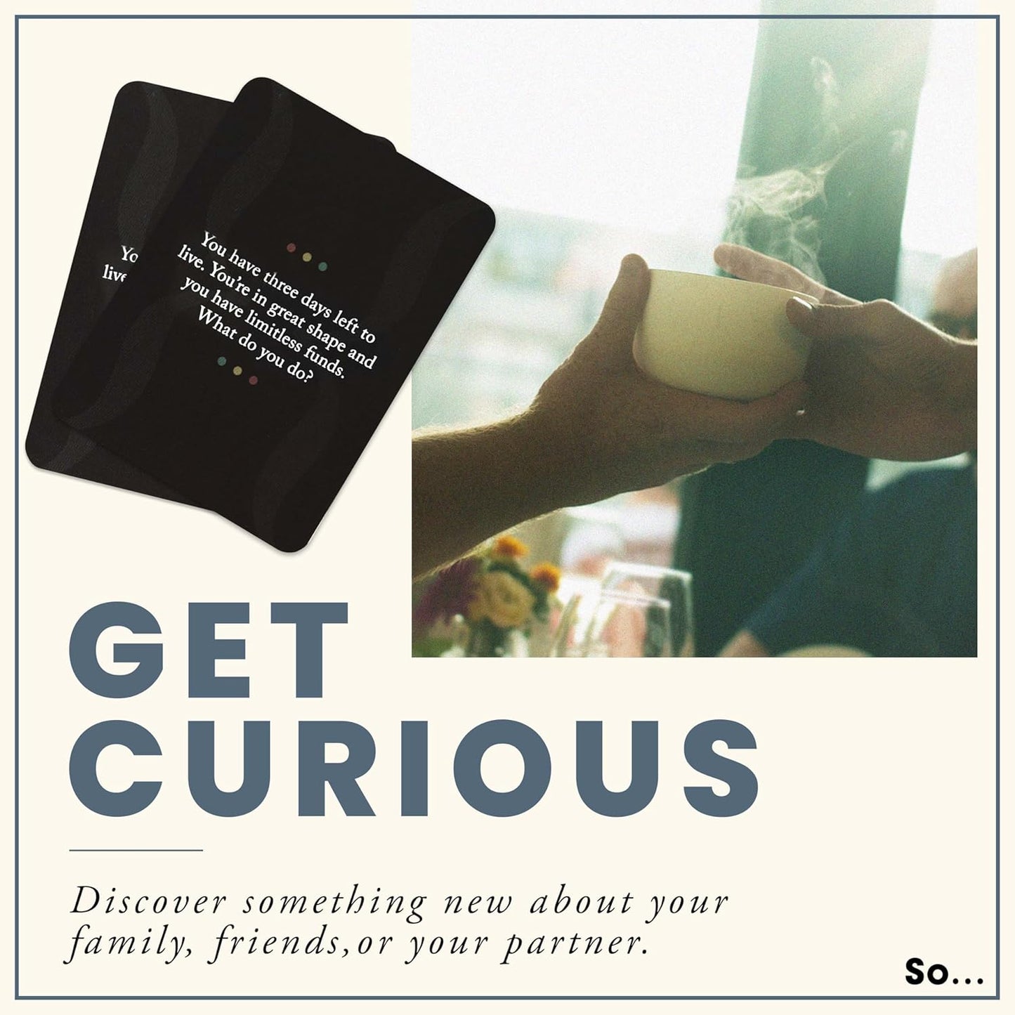 So Cards: A Collection of Questions for Deeper Discussions Board Game