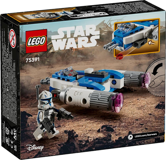 LEGO Star Wars Captain Rex Y-Wing Microfighter (75391) featuring intricate design and movable parts, perfect for Star Wars enthusiasts and LEGO builders.