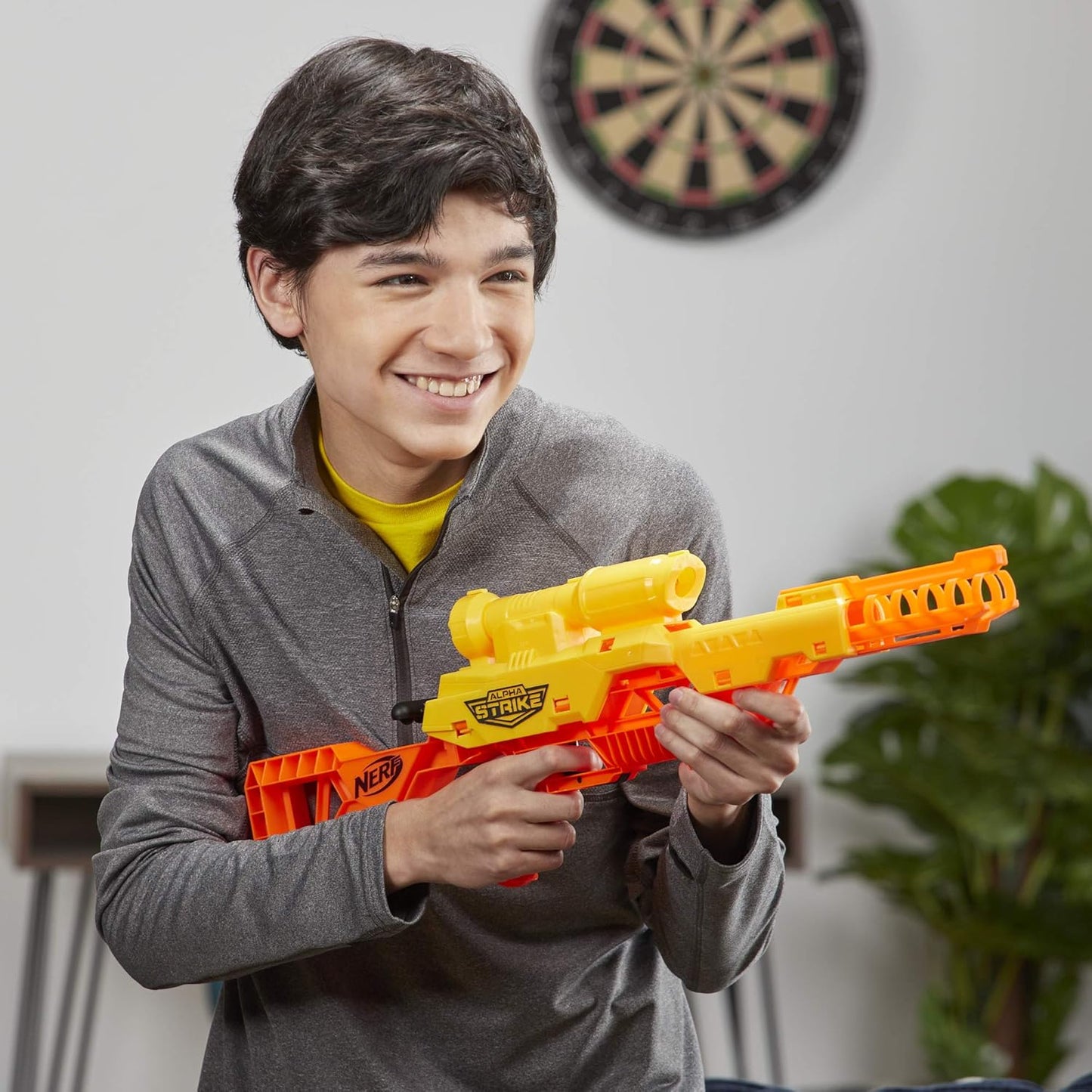 Nerf Alpha Strike Battalion Set - Includes 4 Blasters, 4 Half-Targets, and 25 Official Darts  Age 8+