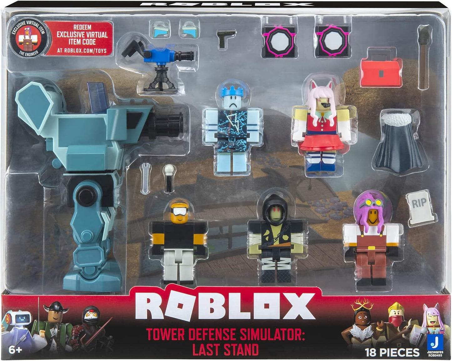 Roblox Action Collection - Tower Defense Simulator: Last Stand Playset [Includes Exclusive Virtual Item]