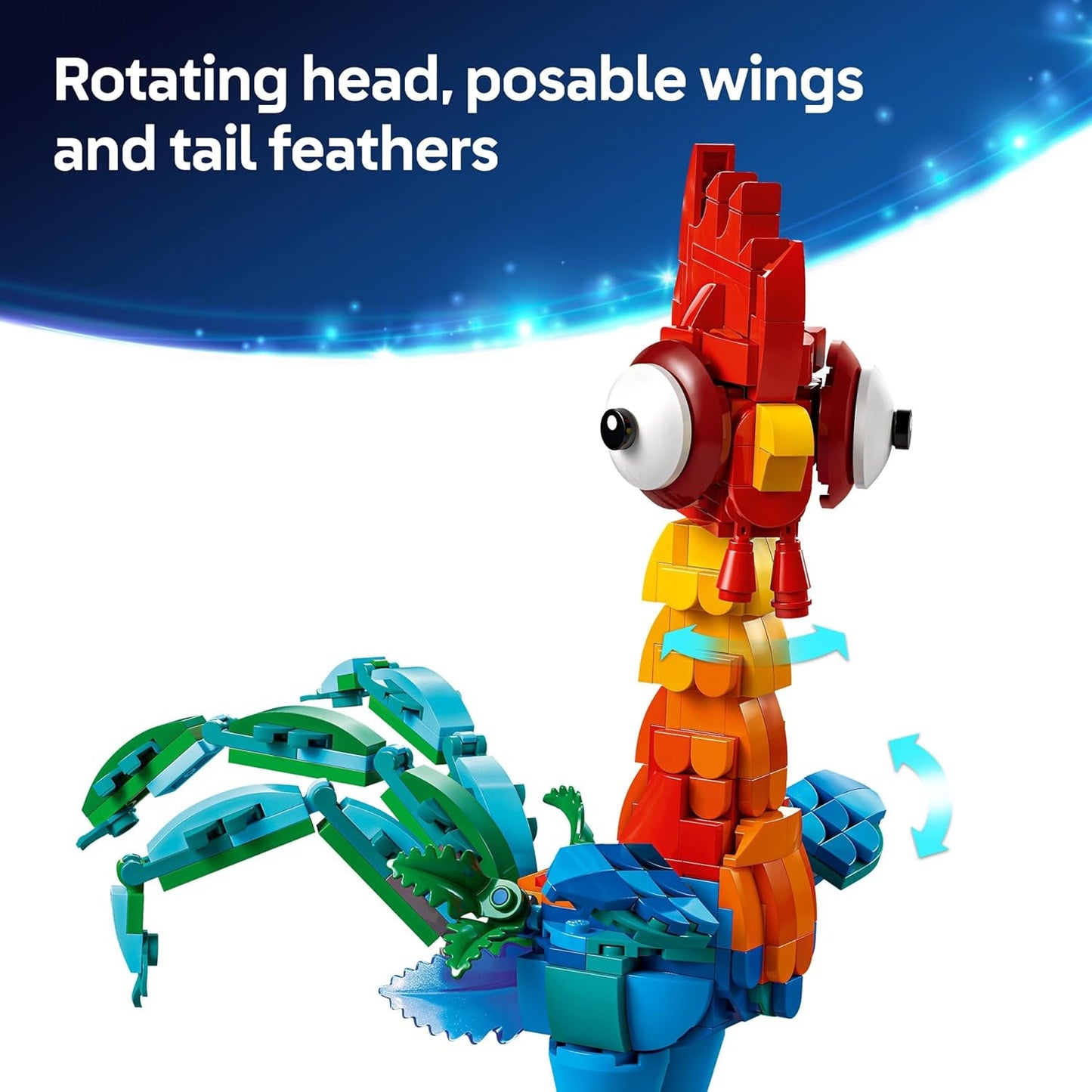 LEGO Disney Moana 2 Heihei – Buildable Animal Model Kit