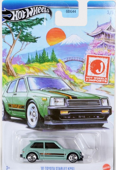 Hot Wheels J-Imports 81 Toyota Starlet KP61