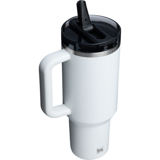 STANLEY The Quencher H2.0 FlowState™ Tumbler | 1.18L with Straw for Water (40 oz) (White)