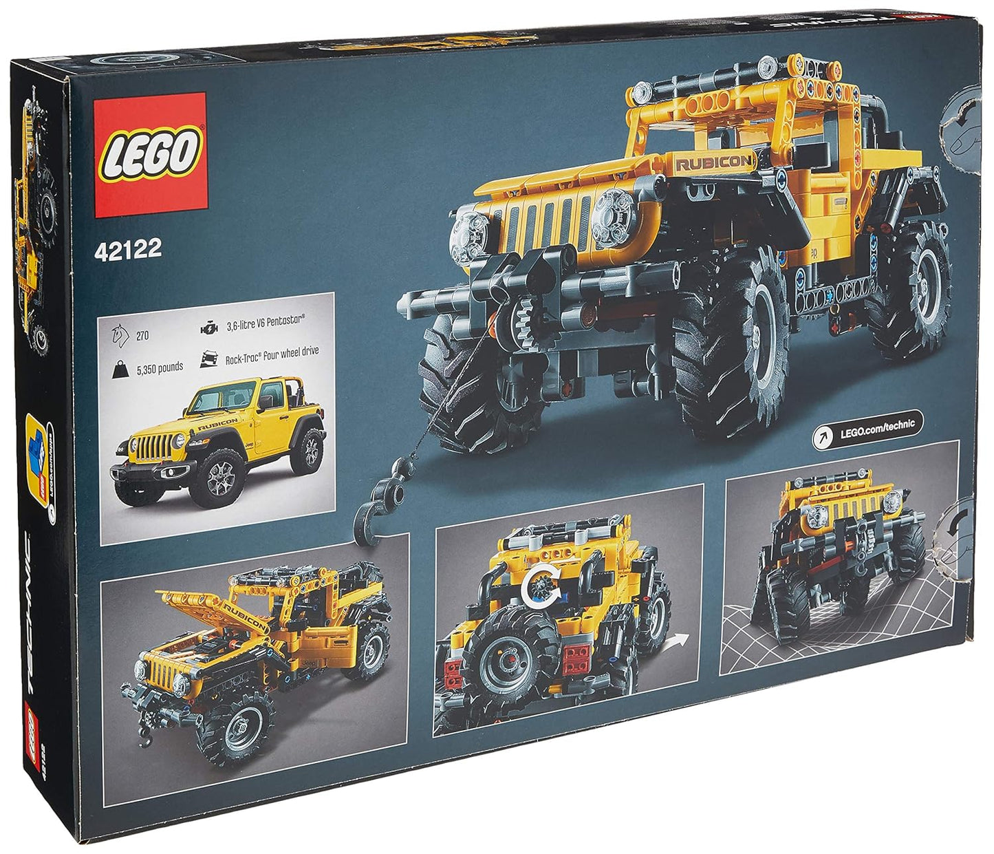 LEGO 42122 Jeep Wrangler V29 Building Blocks For 9 Years&Above, Multi color