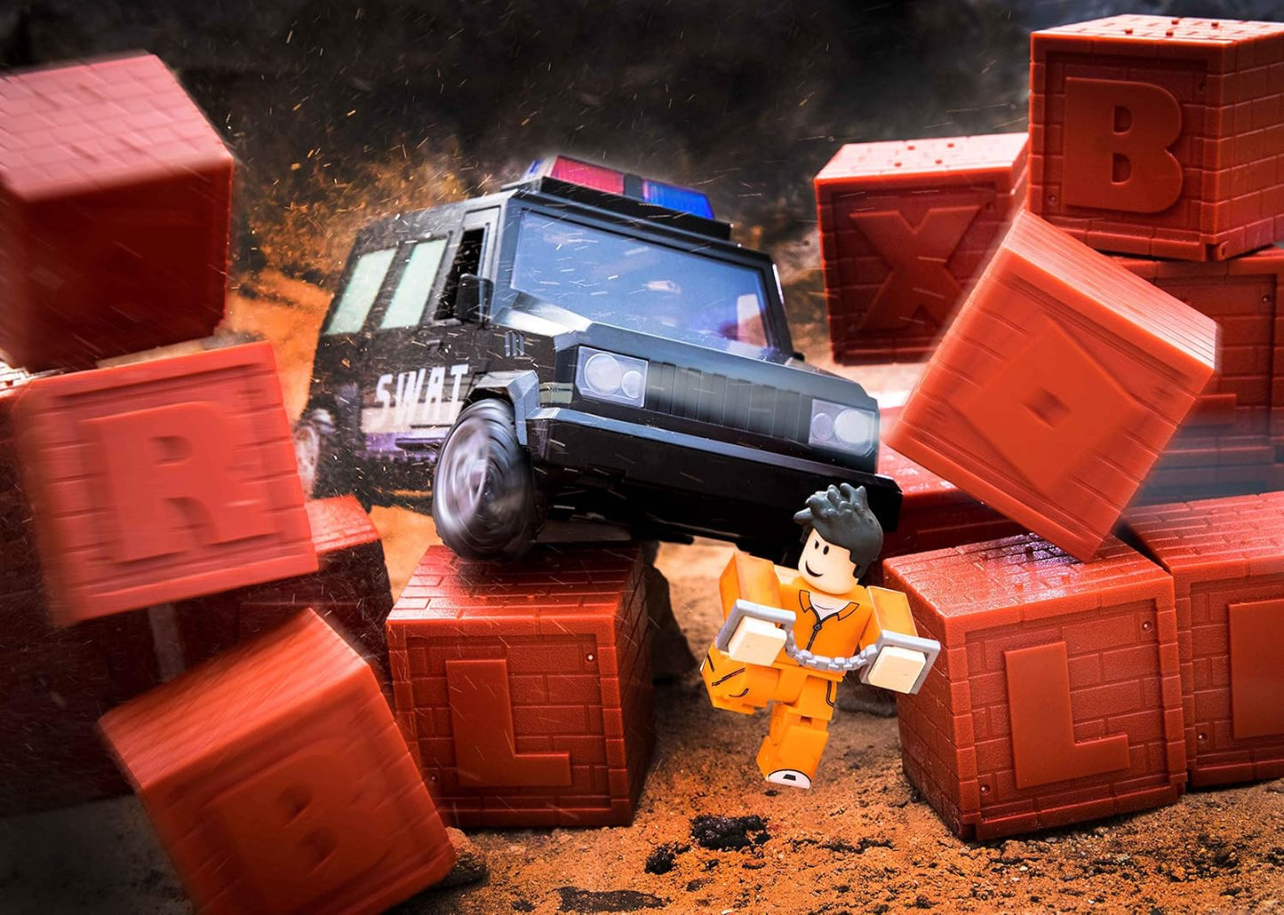 Roblox Jailbreak Ultimate Action Figure: SWAT Unit Deluxe Vehicle