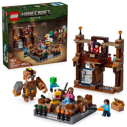 LEGO Minecraft Woodland Mansion Fighting Ring Gamer Toy with Mob Figures 21272 Building Blocks Toys for 10+ Gift for Boys and Girls
