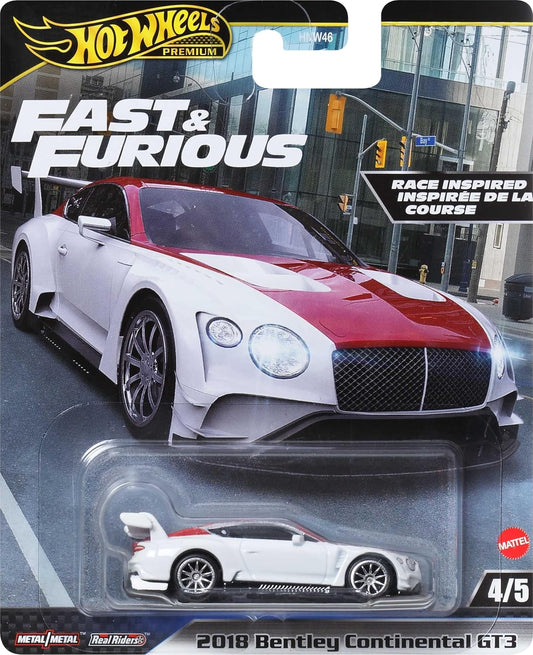 Hot Wheels Premium Fast & Furious 2018 Bentley Continental GT3