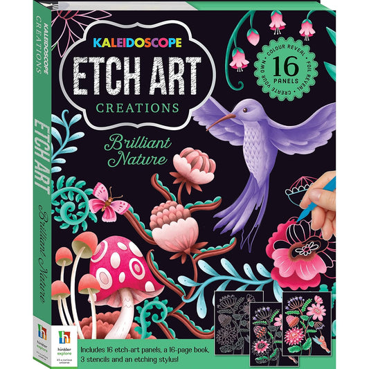 Kaleidoscope Etch Art Creations: Brilliant Nature