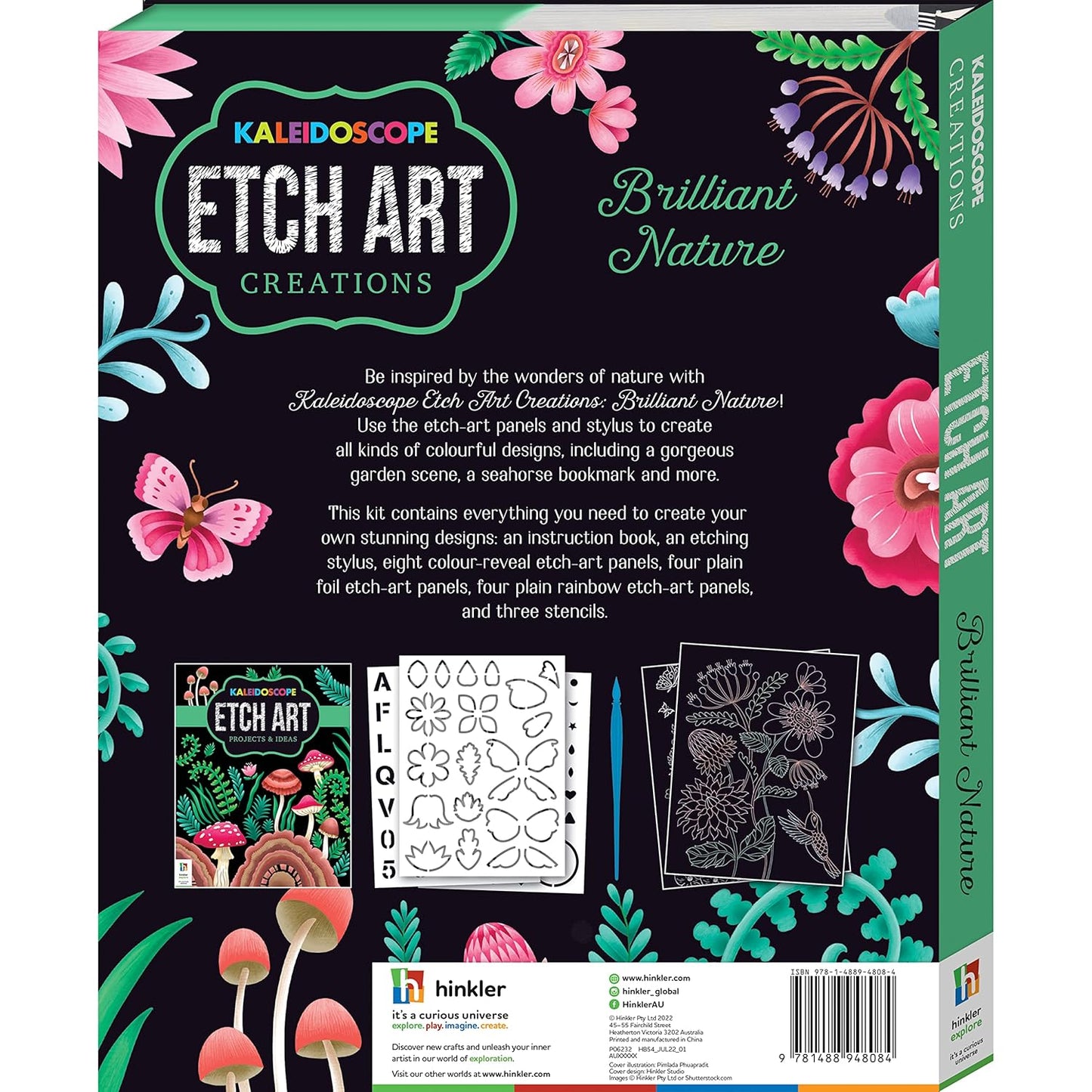 Kaleidoscope Etch Art Creations: Brilliant Nature