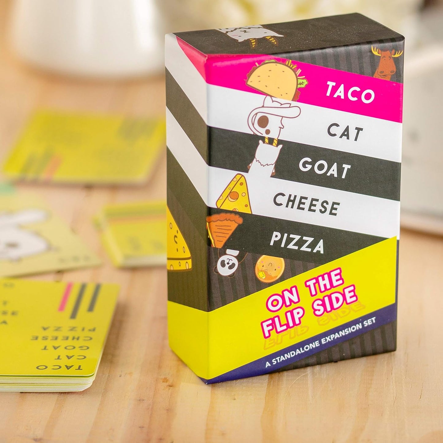 Taco Cat Goat Cheese Pizza On The Flip Side Standalone Expansion Set Board Game