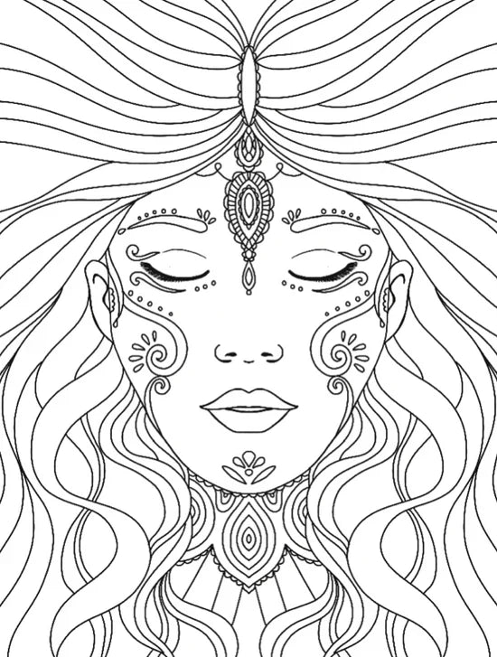 Mindful Bliss Coloring Book