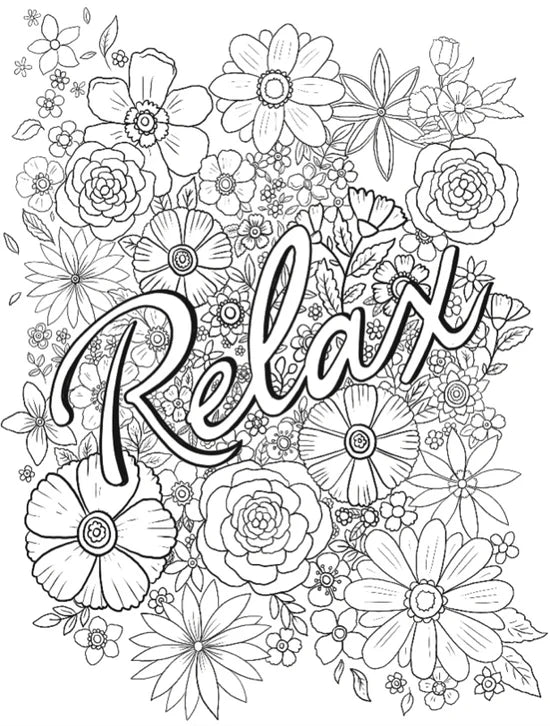 Mindful Bliss Coloring Book