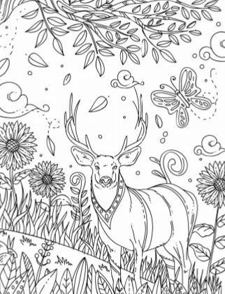 Backyard Bliss Creative Pages Coloring Kit