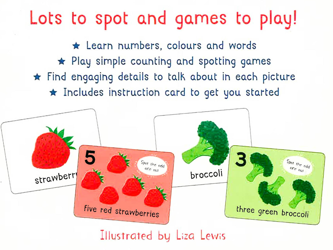 Lots To Spot Flashcards: My Food! Card Game