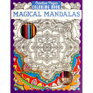Magical Mandalas: Color Your Way to Calm (Creative Pages by Page Publications – Includes Coloring