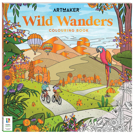 Art Maker Wild Wonders Colouring Book by Hinkler – A Creative Journey Through Nature’s Beauty (Paperback)