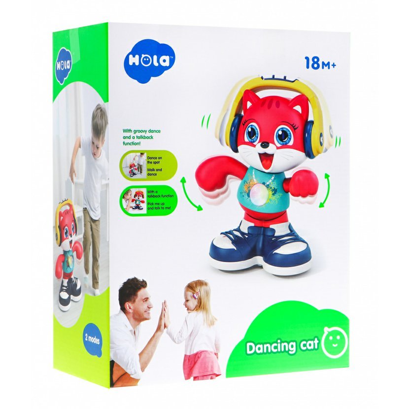 Hola Interactive Musical Dancing Cat Toy - A721