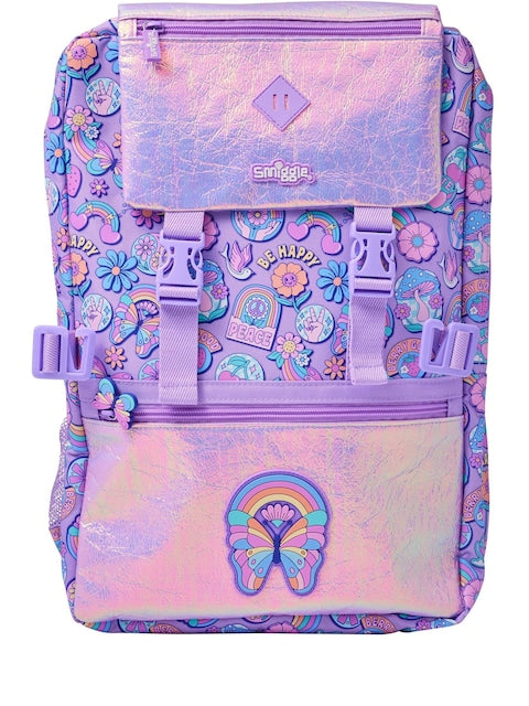 Smiggle Butterfly School Bag – colorful and stylish 18-inch backpack for kids


