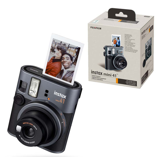 Fujifilm Instax Mini 41 Instant Camera – Retro Style with Automatic Exposure & Easy Selfie Mode