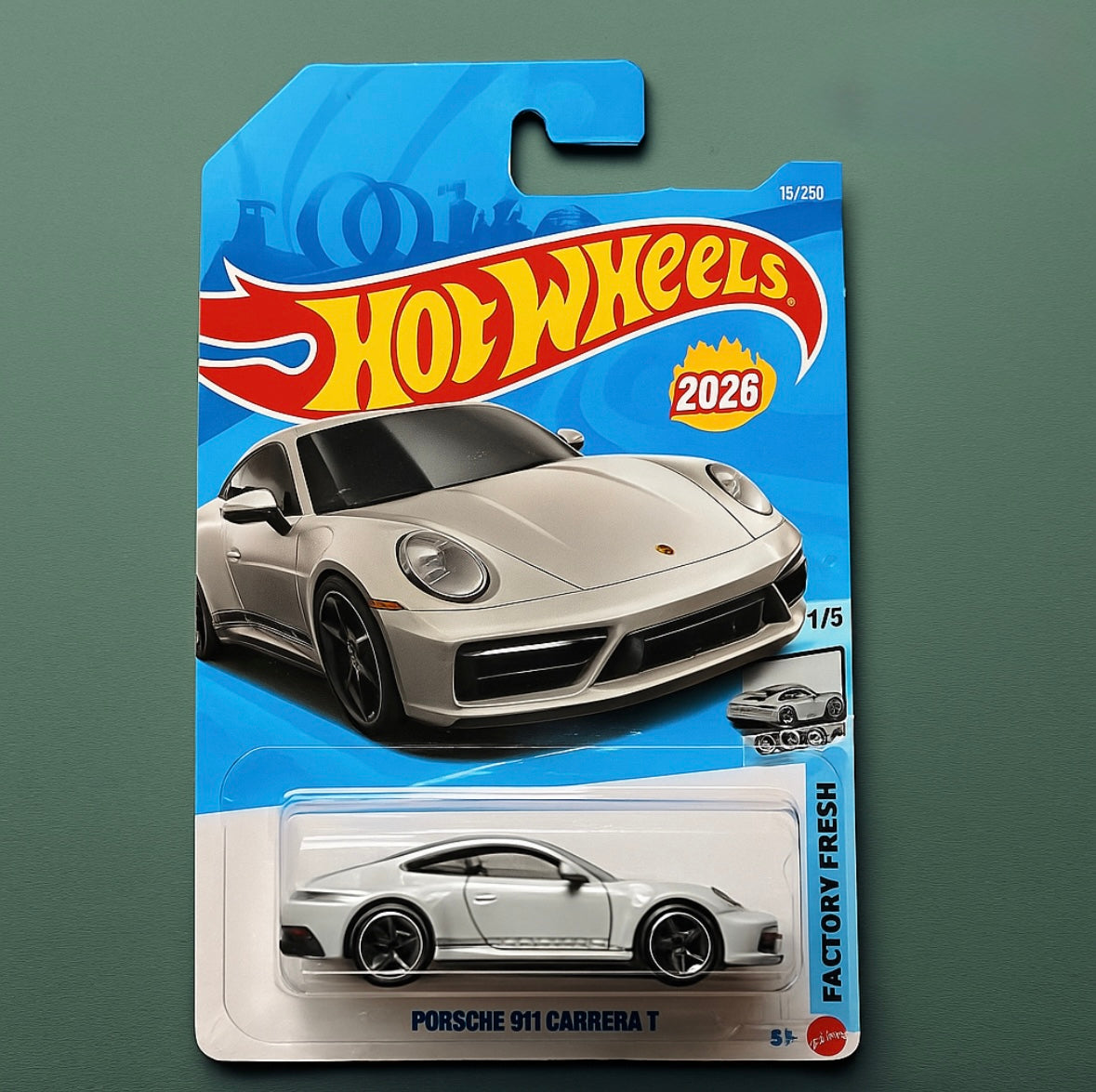 Hot Wheels Porsche 911 Carrera T (2026 Factory Fresh Series)