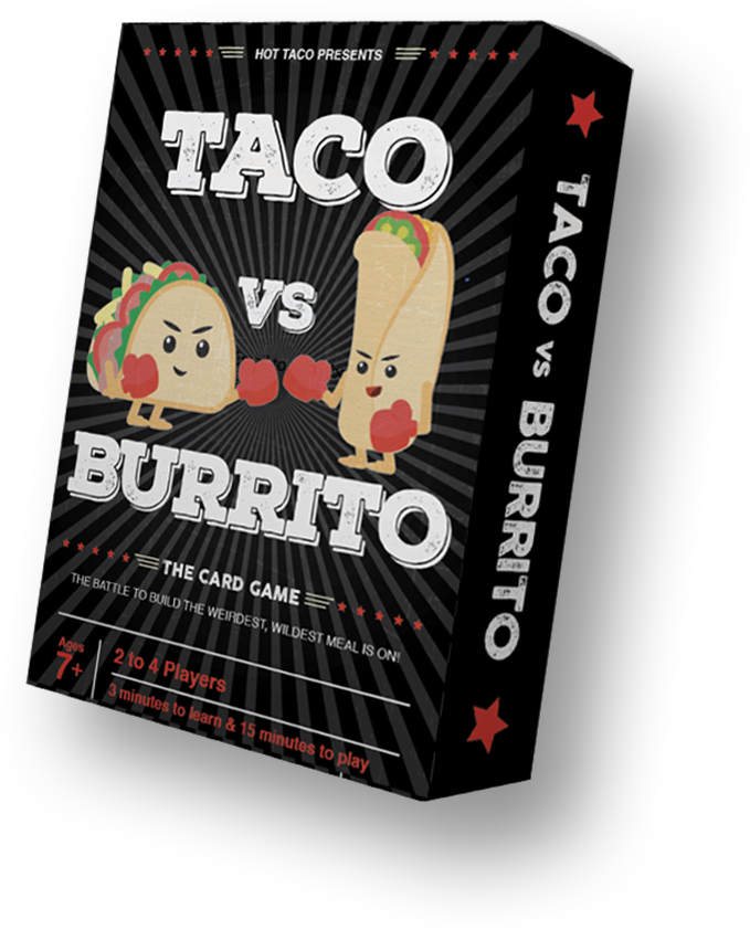 Taco vs Burrito Card Game