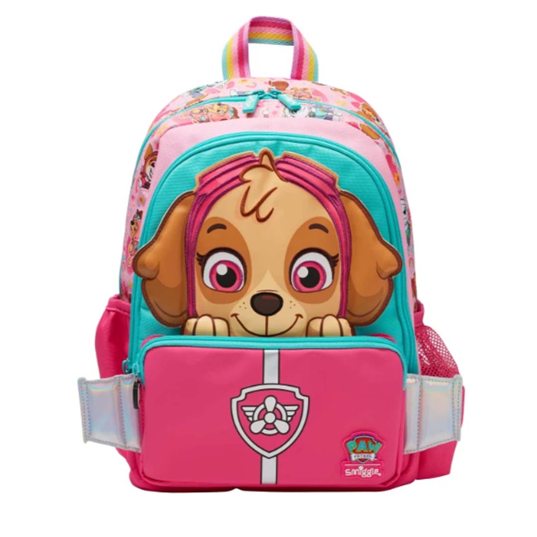 Smiggle Paw Patrol Pink Junior Skye 38cm backpack – cute and functional school bag for kids

