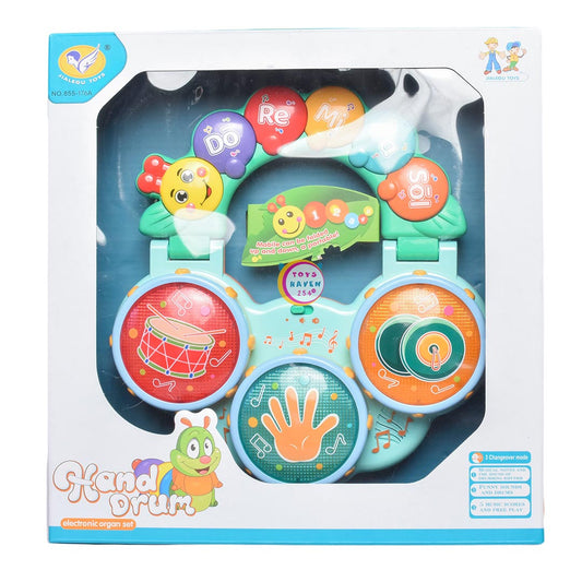 Hand Drum – Electronic organ set Beats Musical Drum with Lights Educational Toy