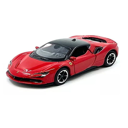 Maisto 1:64 Ferrari SF90 Stradale – Red with Black Top | Speed Icons India Diecast Model