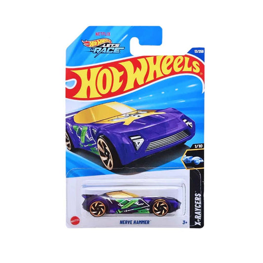 Hot Wheels Mainline - J Case - Nerve Hammer - HW Fast Foodie - Long Card