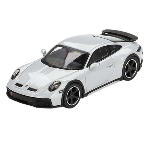 Mini GT 1:64 Porsche 911 Dakar – Ice Gray Metallic (LHD) Diecast Scale Model Car