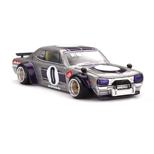 Mini GT 1/64 Nissan Skyline GT-R 2000GT-R (KPGC10) Kaido Works V1 Diecast Scale Model Car