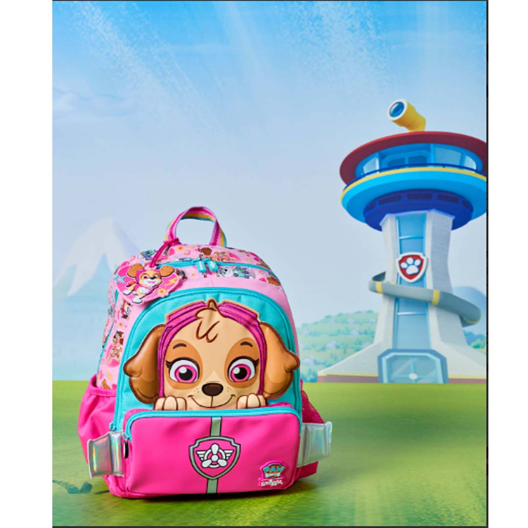 Smiggle School Bags Paw Patrol Pink Junior Skye Backpack (38cm) – Cute & Functional Kids' Bag