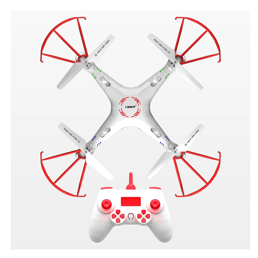 VEER 360 | Altitude Holding Drone | Double Battery-Double Fun - ASSORTED COLOR