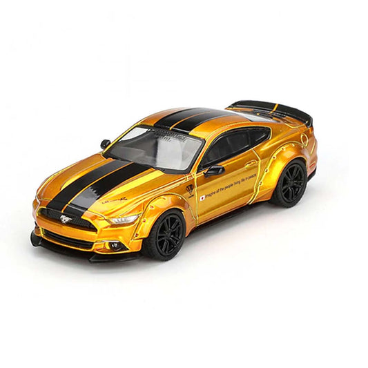 MINI GT 1:64 LB-WORKS FORD MUSTANG LB Gold MGT00847