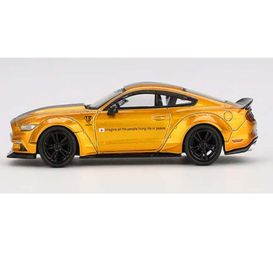 MINI GT 1:64 LB-WORKS FORD MUSTANG LB Gold MGT00847