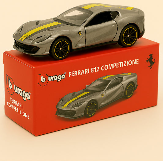Bburago Ferrari 812 Competizione Die-Cast Model – Scale