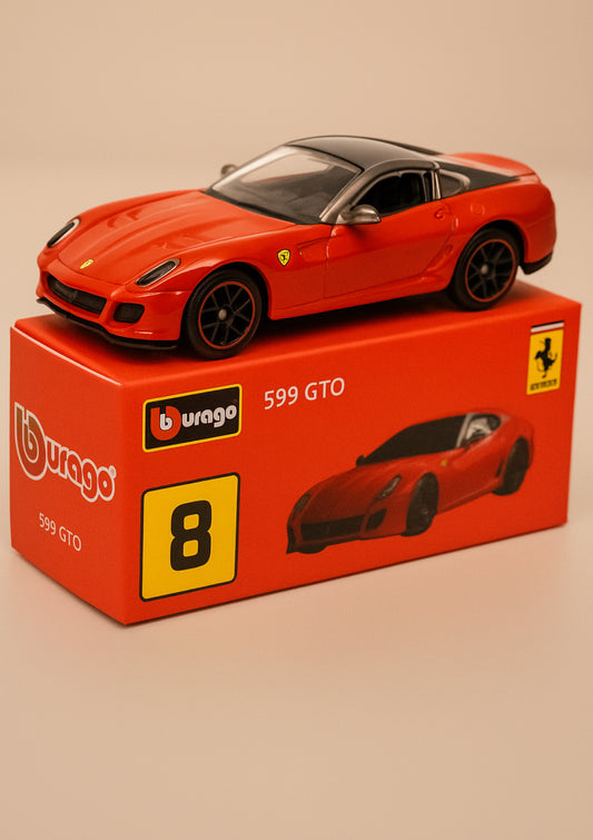 Bburago Ferrari 599 GTO Scale Die-Cast Model Car – Authentic Ferrari Collection