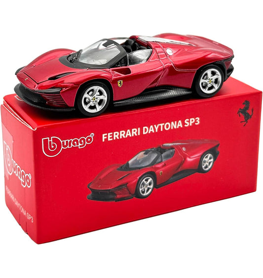 Bburago Ferrari Daytona SP3 Die-Cast Model – Scale (Red Edition)