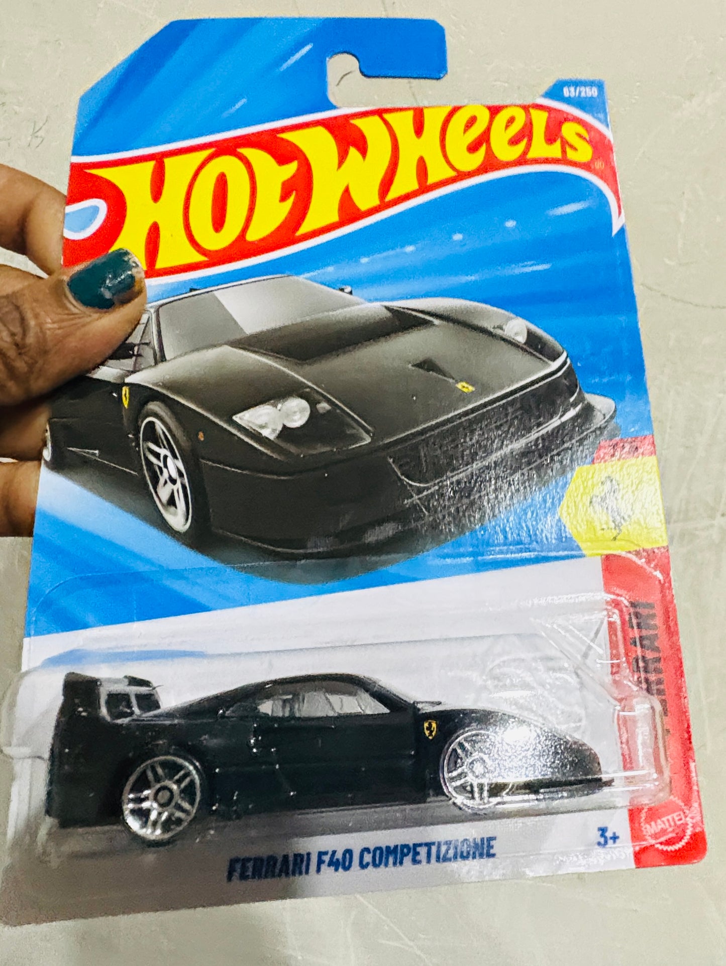 Hot wheels Ferrari F40 competizone