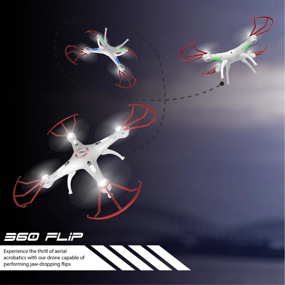 VEER 360 | Altitude Holding Drone | Double Battery-Double Fun - ASSORTED COLOR